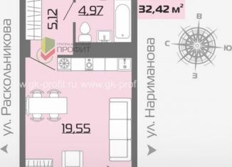 Продаю квартиру студию, 32.4 м2, Набережные Челны