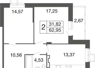Продам 2-комнатную квартиру, 63 м2, Апрелевка, жилой комплекс Времена Года, к11, ЖК Времена Года