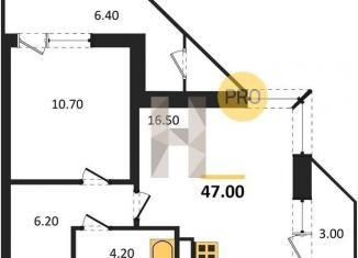 Продажа 1-комнатной квартиры, 47 м2, Краснодар, Карасунский округ