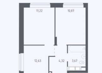 Продается двухкомнатная квартира, 42.7 м2, Балашиха, улица Романычева, 5