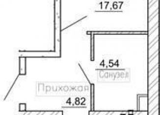 Однокомнатная квартира на продажу, 44.5 м2, Воронежская область