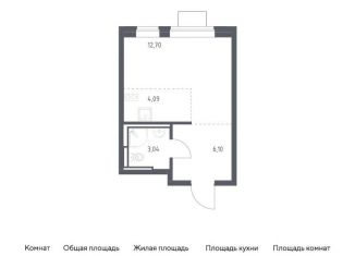 Продаю квартиру студию, 25.9 м2, Ленинский городской округ, жилой комплекс Богдановский Лес, 10.2