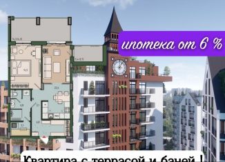 Продается двухкомнатная квартира, 63.7 м2, Калининград