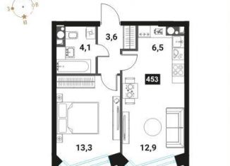 Продажа 2-комнатной квартиры, 40.4 м2, Москва, улица Намёткина, 10Д, Басманный район