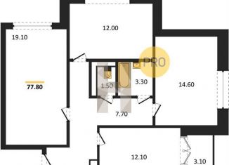 Продается 3-комнатная квартира, 77.8 м2, Воронеж, Советский район