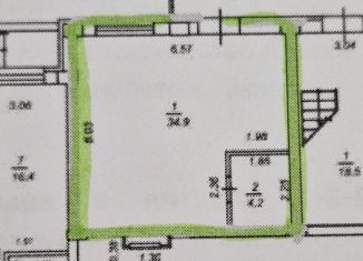 Продажа помещения свободного назначения, 39.1 м2, Воронеж, улица Артамонова, 34Ж, Железнодорожный район