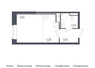Продается квартира студия, 19.8 м2, Санкт-Петербург, метро Рыбацкое, жилой комплекс Живи в Рыбацком, 5