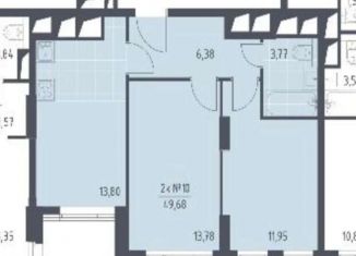 Продам 2-комнатную квартиру, 49.9 м2, Московская область, жилой комплекс Спутник, к13