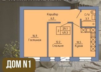 Продажа 2-комнатной квартиры, 50 м2, Оренбургская область, Станочный переулок