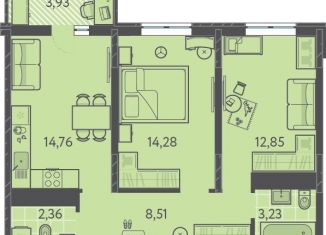 Продам 2-комнатную квартиру, 57.2 м2, Краснодарский край