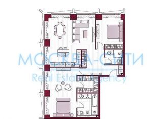 Продается 3-комнатная квартира, 110 м2, Москва, Ленинградский проспект, 37к7, Хорошевский район