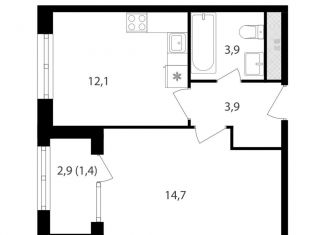 Продажа 1-комнатной квартиры, 36.2 м2, Москва, Головинский район, Михалковская улица, 48к2