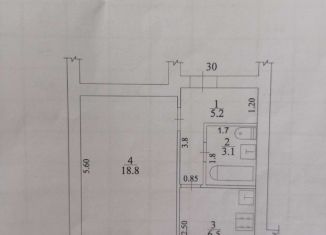 Продам однокомнатную квартиру, 33.6 м2, Жирновск, Коммунистическая улица, 14