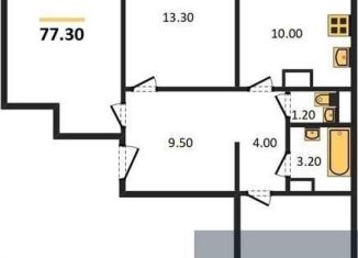 Продам 3-комнатную квартиру, 77.3 м2, Воронеж, ЖК Лазурный, улица Маршала Одинцова, 25Б/33