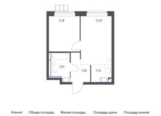 Продается 1-ком. квартира, 32.5 м2, поселение Рязановское, жилой комплекс Алхимово, к13