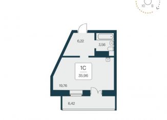 Продаю 1-комнатную квартиру, 36 м2, Новосибирск, Ипподромская улица, 1 стр., метро Площадь Ленина