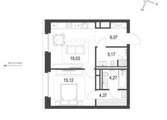 Продажа 1-комнатной квартиры, 54 м2, Москва, станция Павшино