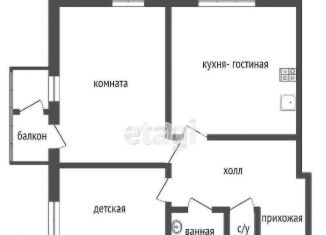 Продажа 2-комнатной квартиры, 75 м2, Санкт-Петербург, Красносельское шоссе, 22, муниципальный округ Горелово