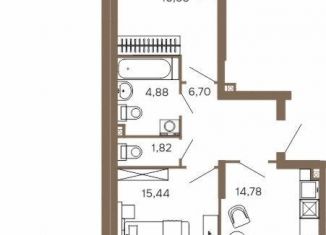 Продается 2-комнатная квартира, 63.8 м2, Пенза, улица Бутузова, с1