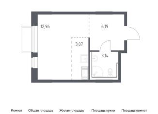 Продаю квартиру студию, 25.4 м2, Московская область, жилой комплекс Томилино Парк, к6.1