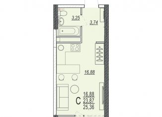 Продается квартира студия, 25.4 м2, Волгоград