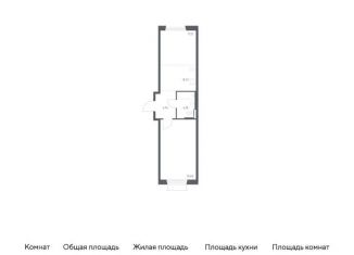 Продается 1-ком. квартира, 48.2 м2, поселение Кокошкино, жилой комплекс Новое Внуково, к25