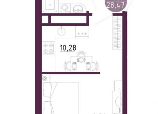 Продается однокомнатная квартира, 28.5 м2, Тульская область