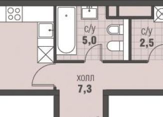 Продается двухкомнатная квартира, 47.3 м2, деревня Румянцево, улица Инженера Кнорре, 7к4, ЖК Хоумсити