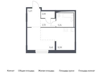 Квартира на продажу студия, 37.6 м2, Москва, жилой комплекс Новое Внуково, к21