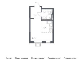 Продаю квартиру студию, 21.4 м2, село Ям, жилой комплекс Прибрежный Парк, к2.2, ЖК Прибрежный Парк