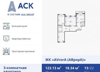 Продаю 3-комнатную квартиру, 123.1 м2, Краснодар, улица Дзержинского, 95, улица Дзержинского