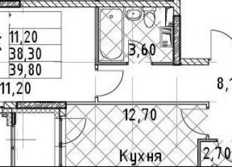Продается однокомнатная квартира, 39.9 м2, Санкт-Петербург, проспект Маршала Блюхера, 9к2, ЖК Город Мастеров