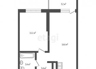 Продается 1-ком. квартира, 34.5 м2, Новороссийск, проспект Дзержинского, 247к3, ЖК Арена