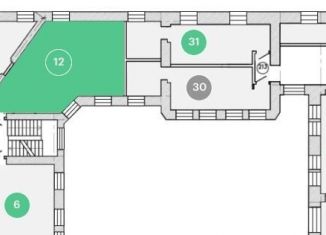 Продам квартиру со свободной планировкой, 53.9 м2, Санкт-Петербург, улица Печатника Григорьева, 14, улица Печатника Григорьева