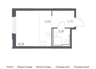 Продам 1-комнатную квартиру, 23.8 м2, Москва, жилой комплекс Квартал Герцена, к2