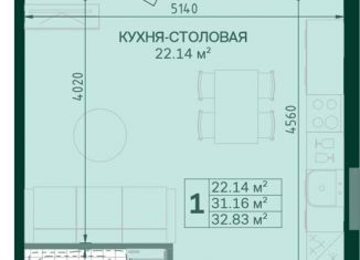 Продается квартира студия, 31.2 м2, Санкт-Петербург, Магнитогорская улица, 3к2