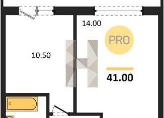 Продаю 1-ком. квартиру, 39.3 м2, рабочий посёлок Краснообск