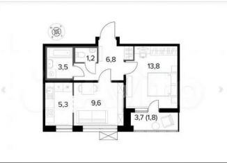 2-ком. квартира на продажу, 41.8 м2, Москва, ЖК Первый Ленинградский, Ленинградское шоссе, 228к2