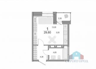 Продам 1-комнатную квартиру, 30.3 м2, Красноярск