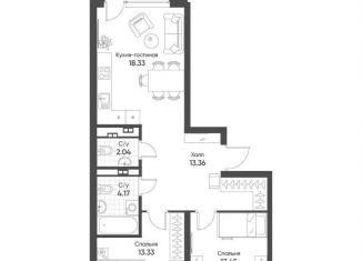 Продается 2-комнатная квартира, 66.5 м2, Свердловская область