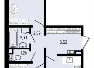 Продажа 3-комнатной квартиры, 52.3 м2, село Фролы