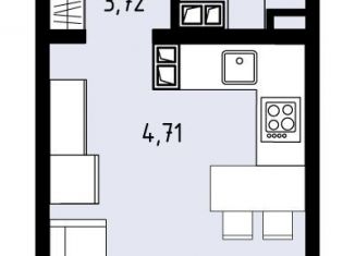 Продается квартира студия, 24.1 м2, Пермский край