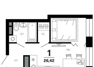 Продажа 1-ком. квартиры, 26.4 м2, Рязань, Московский район