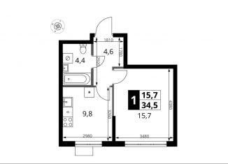 Продаю 1-комнатную квартиру, 34.5 м2, Москва, проезд Воскресенские Ворота, Тверской район