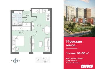 Продается 1-ком. квартира, 36.9 м2, Санкт-Петербург, метро Ленинский проспект