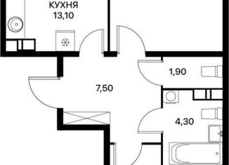 Продается 2-ком. квартира, 65.8 м2, Ростов-на-Дону