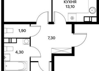 Продажа 2-ком. квартиры, 61.9 м2, Ростов-на-Дону