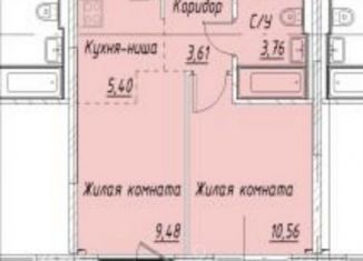 Двухкомнатная квартира на продажу, 33.5 м2, село Остафьево, жилой комплекс Остафьево, к19