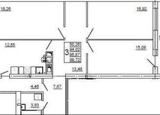 Продам 3-комнатную квартиру, 99.9 м2, Смоленск, улица Крупской, 54Б