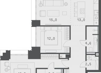 Продается двухкомнатная квартира, 86.3 м2, Москва, Садовая-Сухаревская улица, 14с1, метро Трубная